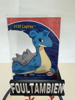 Lapras Topps Pokemon TV Animation Edition Series 3 Clear #PC10 2000 - Image 2