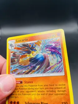 Pokemon Lucario SM54 Sun & Moon Cosmso Holo Black Star Promo NM - Image 2
