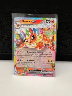 Pokemon Flamara EX 014/131, Prismatische Entwicklungen, Deutsch, NM - Image 1