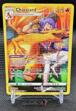 Charizard TG03/TG30 SWSH11: Lost Origin Trainer Gallery Holo Pokemon NM - Image 1