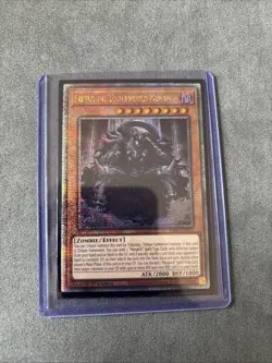 Erebus the Underworld Monarch Quarter Century Secret Rare Card RA04-EN019 - Image 1