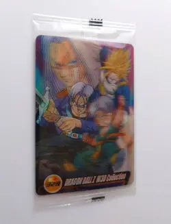 [SC] ya130 Dragon Ball Z Wafer Card No.328 Vegeta W3D Collection Mini Letter 85 - Image 2