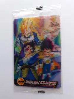 [SC] ya130 Dragon Ball Z Wafer Card No.328 Vegeta W3D Collection Mini Letter 85 - Image 3