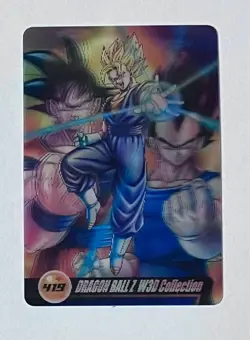 [SC] ya130 Dragon Ball Morinaga Wafer Card No.419 W3D Gogeta Vegite - Image 2