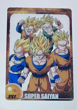 [SC] ya130 Dragon Ball Morinaga Wafers Card No.191 Son Goku Gohan Vegeta Trunks - Image 1