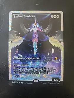 MTG Exalted Sunborn- Edge of Eternities - Showcase - Fracture Foil - M/NM - Image 1