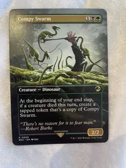 Compy Swarm Non Foil Borderless x1 Jurassic World Magic the Gathering MTG LP/NM - Image 4