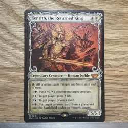 Kenrith the Returned King , ALTERED Hand-Embossed MTG Card. 1 of 1 - Image 1