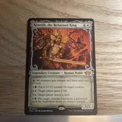 Kenrith the Returned King , ALTERED Hand-Embossed MTG Card. 1 of 1 - Image 3