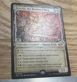 Kenrith the Returned King , ALTERED Hand-Embossed MTG Card. 1 of 1 - Image 5