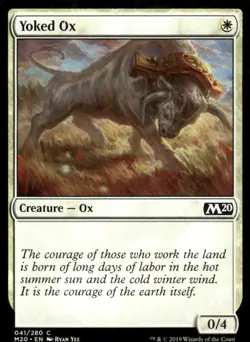 Yoked Ox 041/280 M20 MTG Magic the Gathering card - Image 1