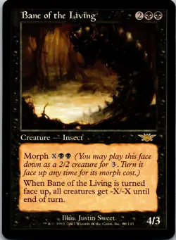 Bane of the Living [Legions] Magic MTG Rare Wizards of the Coast Never Played - Image 1