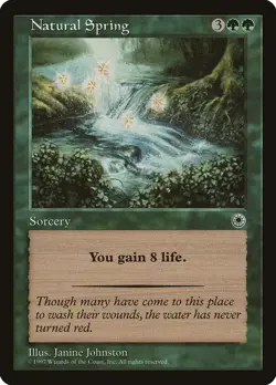 MTG - Natural Spring - Portal - X1 - (LP) - - Image 1