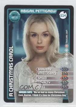 2010 Doctor Who - Monster Invasion Trading Card Game Abigail Pettigrew #114 2rz - Image 1