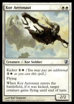 Kor Aeronaut Zendikar MTG Magic the Gathering card - Image 1