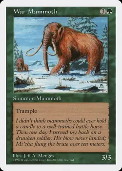 MTG - War Mammoth - Fifth Edition - X1 - (LP) - - Image 1