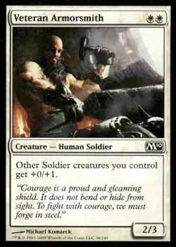 Veteran Armorsmith M10 MTG Magic the Gathering card - Image 1