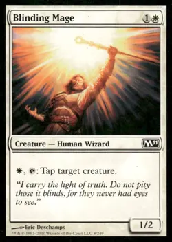 Blinding Mage M11 MTG Magic the Gathering card - Image 1