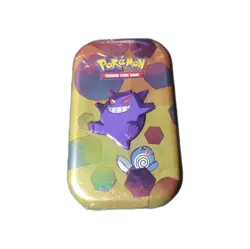Pokemon TCG: Scarlet & Violet - 151 Mini Tin: Gengar & Poliwag - 2 Booster Packs - Image 1