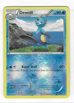 Pokemon --- DEWOTT --- XY Steam Siege! REVERSE HOLO! NM/Mint! 31/114 - Image 1