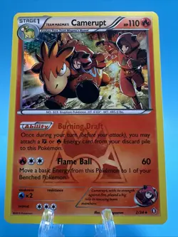 Team Magma's Camerupt 2/34 - Holo - Double Crisis - English - Pokemon TCG - Mint - Image 1