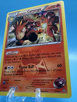 Team Magma's Camerupt 2/34 - Holo - Double Crisis - English - Pokemon TCG - Mint - Image 2