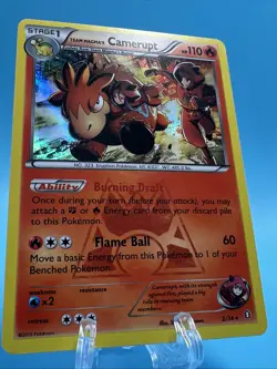 Team Magma's Camerupt 2/34 - Holo - Double Crisis - English - Pokemon TCG - Mint - Image 3