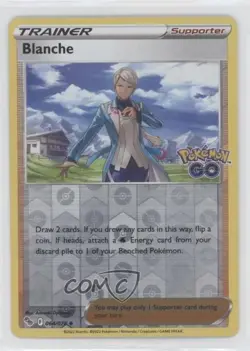 Blanche Reverse Foil Pokemon Sword & Shield Pokemon Go #064 - Image 1