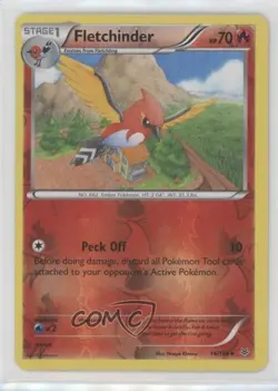 Fletchinder Reverse Foil Pokemon XY Roaring Skies #14 - Image 1