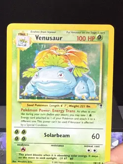 Pokemon Card Venusaur 18/110 Legendary Collection Set WOTC Near Mint - Image 2