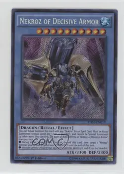 Nekroz of Decisive Armor SE 1st Ed. YuGiOh The Secret Forces #THSF-EN019 - Image 1
