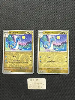 INK ERROR CARD!!! - Pokemon 151 - ENGLISH - Dragonair - 148/165 - Reverse Holo - Image 2