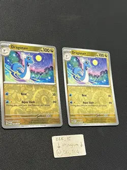 INK ERROR CARD!!! - Pokemon 151 - ENGLISH - Dragonair - 148/165 - Reverse Holo - Image 3