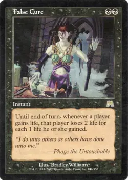 1X - False Cure VLP Onslaught - MTG Magic Card - Image 1