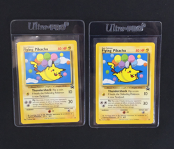 Lot of 2 2001 Pokemon Black Star Promo Card 25 Flying Pikachu Unplayed NM - Image 1