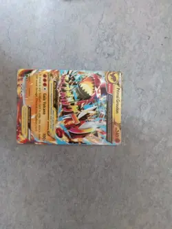 Pokemon Primal Groudon EX Trading Card 240 HP Rare Holo - Image 1