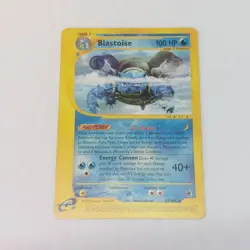 Near Mint NM Blastoise 37/165 Expedition Non-Holo Rare E-Reader Pokemon Card - Image 1