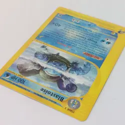 Near Mint NM Blastoise 37/165 Expedition Non-Holo Rare E-Reader Pokemon Card - Image 4