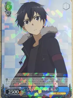 Weiss Schwarz Sword Art Online SAO/S26-064R R Kirito Trading Card NM - Image 1