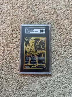 Pokemon Zacian v Full Art Holo Card SWSH076 Sword & Shield Promo - Image 1