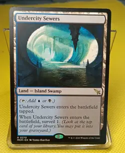 MTG Undercity Sewers - Near Mint / NM - Murders at Karlov Manor - Surveil Land - Image 1