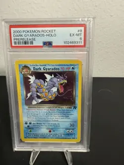 Pokemon TCG Dark Gyarados Prerelease Promo Holo Card 08/82 WOTC 1999 Vintage - Image 3