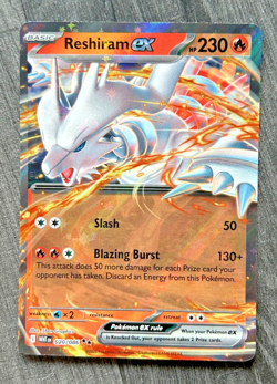 Reshiram Ex 020/086 Double Rare Holo S&V White Flare Pokemon Card TCG Pokemon - Image 1