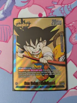 Dragon Ball Super Card Game SON GOKU: CHILDHOOD FB06-025 Fusion World Manga GOLD - Image 1