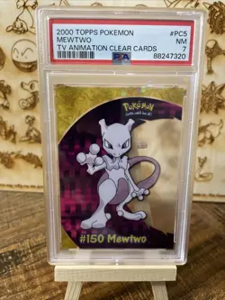Pokemon Topps Mewtwo Clear Card - Psa 7 - - Image 1