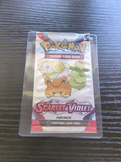 Pokemon Card - Scarlet & Violet - Fun Pack - 3 Cards - Factory Sealed - Image 1