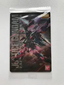 New Gundam Model Gunpla Package Art Collection Wafer Card No. 024 Justice Gundam - Image 1