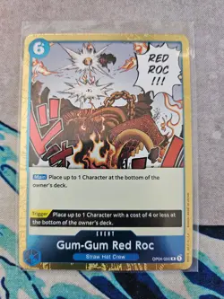 Gum-gum Red Roc op04-056 R - One Piece Trading Card Game - ENGLISH - Image 1