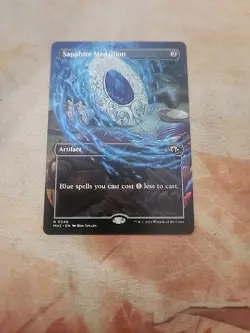 Sapphire Medallion Borderless Modern Horizons 3 MTG NM - Image 1