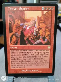 Thieves' Auction - Magic the Gathering - Mercadian Masques NP NM #218 - Image 1